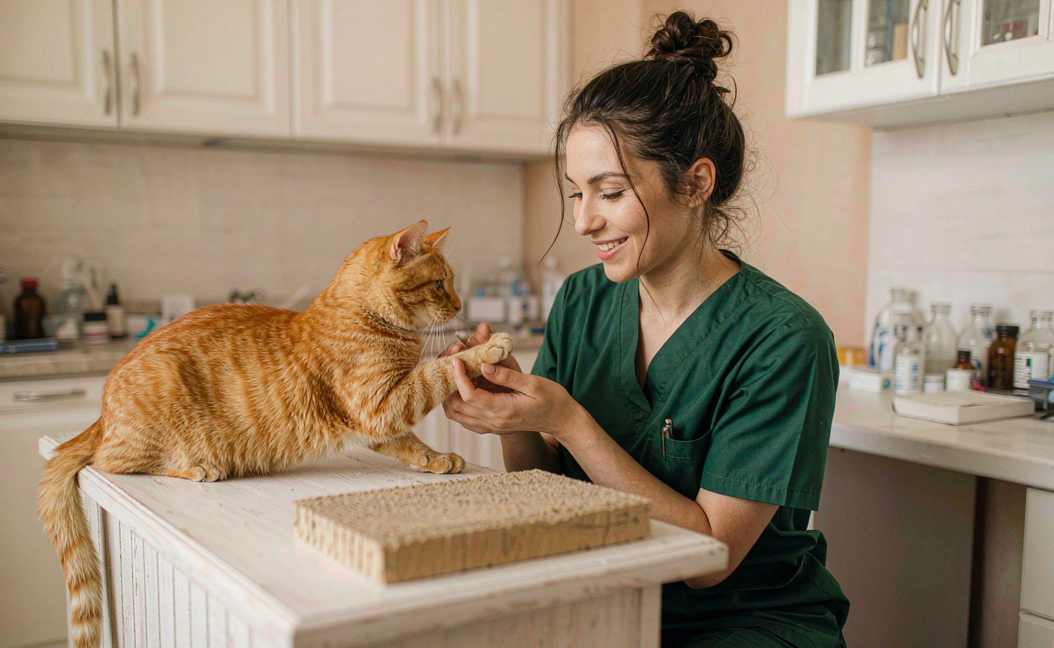 猫咪总抓沙发怎么办？太原宠物医院磨爪行为科普